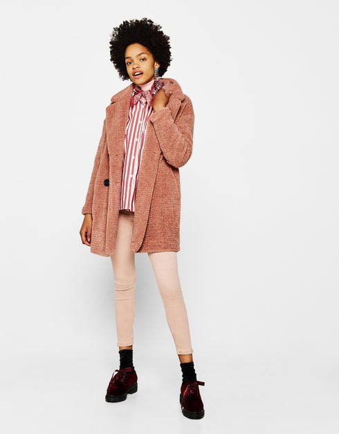 Super skinny mid-rise trousers